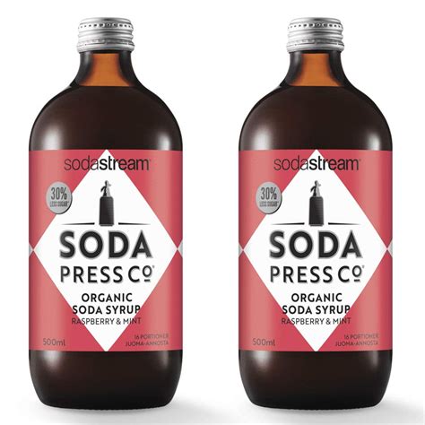 SodaStream Soda Press Organic Raspberry & Mint tv commercials