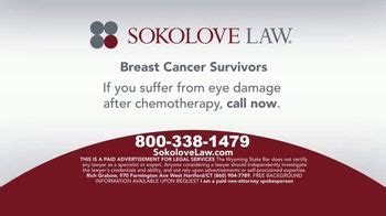 Sokolove Law TV Spot, 'Breast Cancer Survivors: Eye Damage'