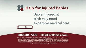 Sokolove Law TV Spot, 'Help for Injured Babies'