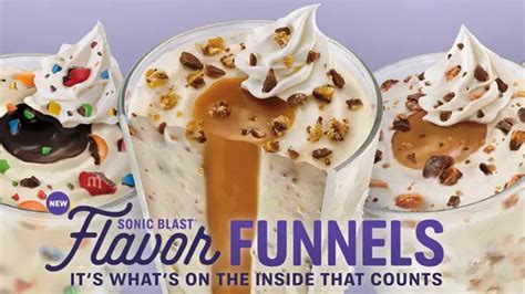 Sonic Drive-In Blast Flavor Funnels