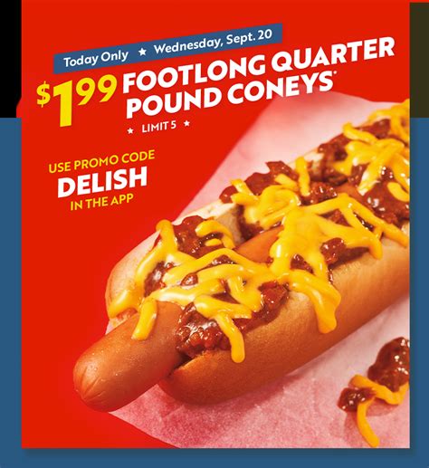 Sonic Drive-In Footlong Quarter Pound Coney logo