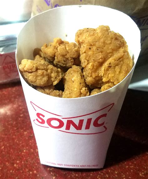 Sonic Drive-In Spicy Jumbo Popcorn Chicken