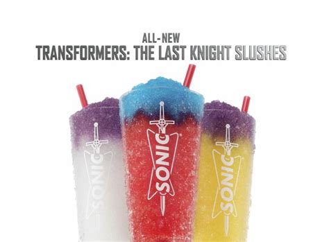Sonic Drive-In Transformers: The Last Knight Slush Optimus Prime logo
