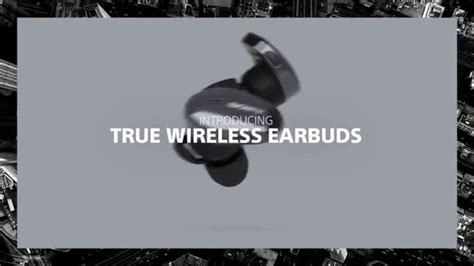 Sony True Wireless Earbuds TV Spot, 'Escape the Noise'
