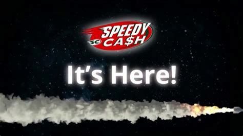 Speedy Cash Instant Funding tv commercials