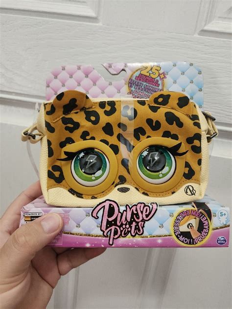 Spin Master Leoluxe Leopard Interactive Purse Pet