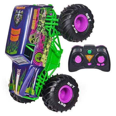 Spin Master Monster Jam Grave Digger Freestyle Force RC logo