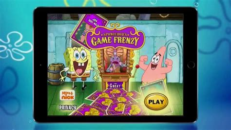 SpongeBobs Game Frenzy App TV commercial - Frenzy of Fun