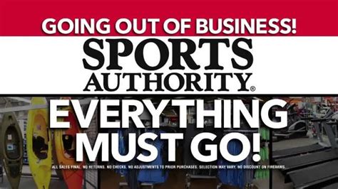 Sports Authority TV Spot, 'Going Out of Business'