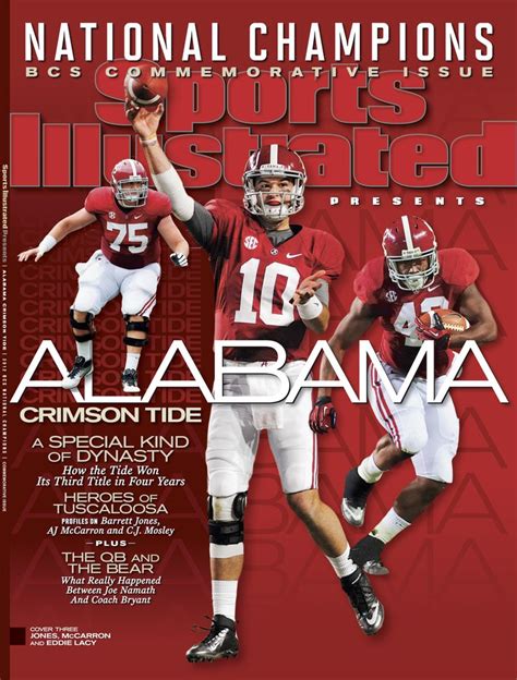 Sports Illustrated Alabama Crimson Tide Commemorative Book