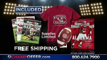 Sports Illustrated Championship Package TV Spot, 'Alabama Crimson Tide' created for Sports Illustrated