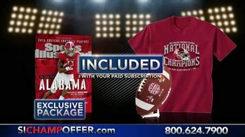 Sports Illustrated Championship Package TV commercial - Alabama Crimson Tide