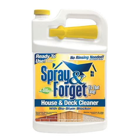 Spray & Forget House & Deck Cleaner tv commercials