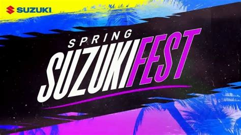 Spring Suzuki Fest TV commercial - Financing and Customer Cash