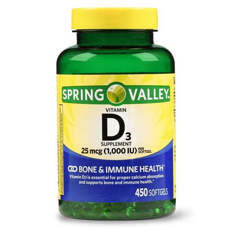 Spring Valley Vitamins D3