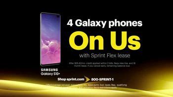 Sprint Best Unlimited Deal TV commercial - Galaxy S10+: Four for $100