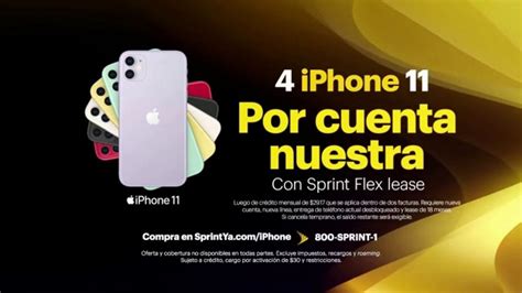 Sprint Unlimited TV commercial - Cuatro Apple iPhone 11: cobertura expandida