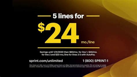 Sprint Unlimited TV commercial - Our Best Unlimited Deal: Four Lines of Unlimited for Just $100 a Month