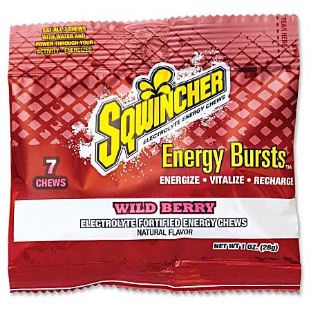 Sqwincher Electrolyte Chews Wild Berry logo