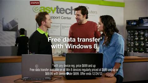 Staples TV Commercial 'Free Data Transfer' featuring Hayden Jacklin