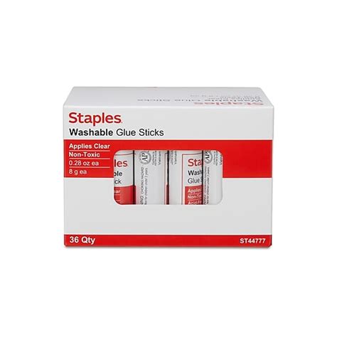 Staples Washable Glue Sticks