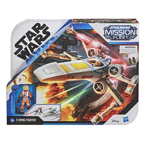Star Wars (Hasbro) Mission Fleet Stellar Class Luke Skywalker X-Wing Fighter