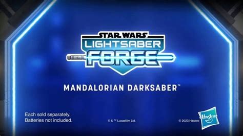 Star Wars Lightsaber Forge Mandalorian Darksaber TV Spot, 'Disney Channel: The Makings of a Hero' created for Star Wars (Hasbro)