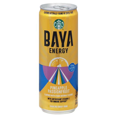 Starbucks (Beverages) Baya Energy Pineapple Passionfruit logo