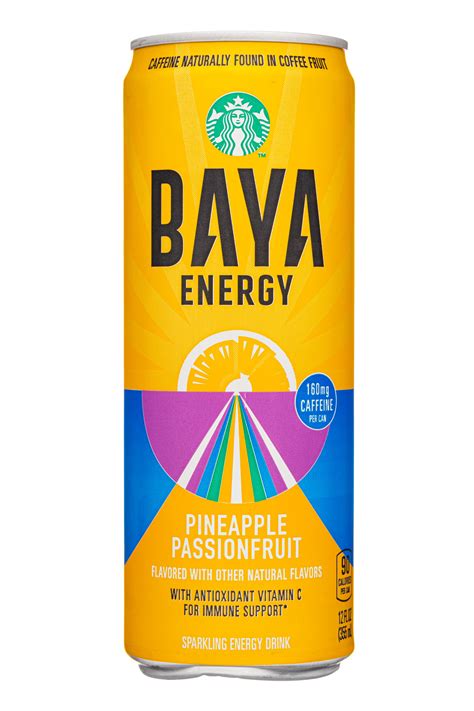 Starbucks (Beverages) Baya Energy Pineapple Passionfruit logo