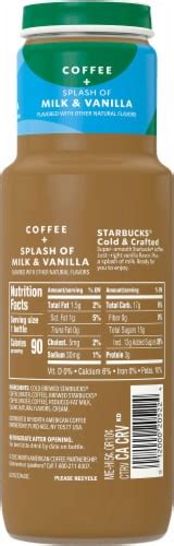 Starbucks (Beverages) Cold & Crafted Coffee + Splash of Milk & Vanilla logo