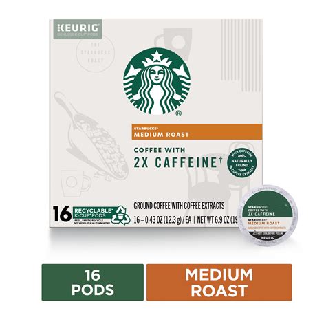 Starbucks (Beverages) Medium Roast Coffee With 2X Caffeine logo