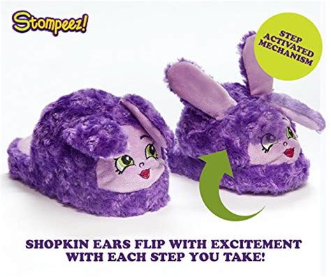 Stompeez Shopkins Purple Slippers tv commercials