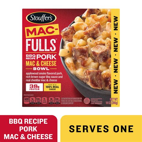 Stouffer's Mac-Fulls BBQ Pork Mac & Cheese Bowl