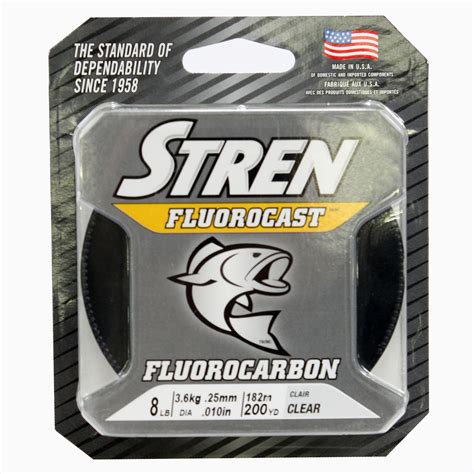 Stren Fluorocast Fluorocarbon logo