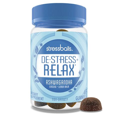 StressBalls De-Stress Relax Gummies tv commercials
