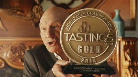 Strongbow Hard Cider TV Spot, 'Award' Featuring Patrick Stewart