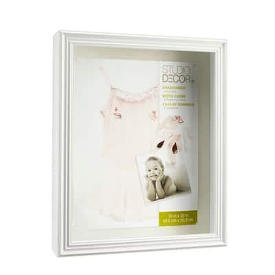 Studio Decor White Shadow Box