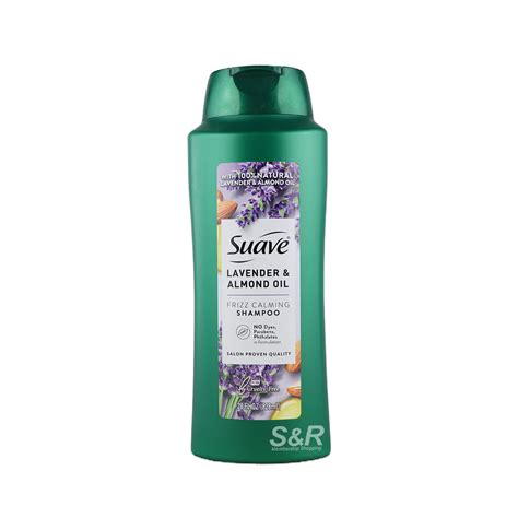 Suave (Hair Care) Lavender and Almond Oil Frizz Calming Shampoo logo