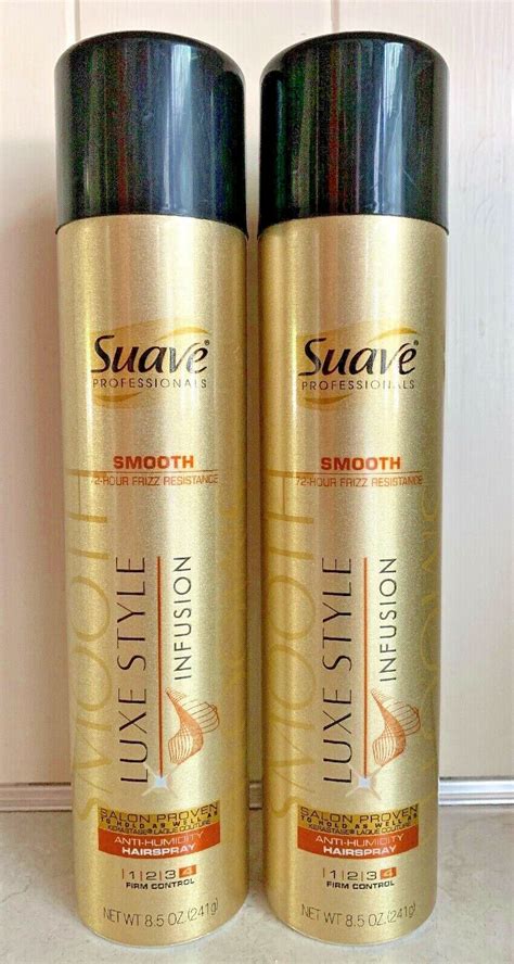 Suave (Hair Care) Luxe Style Infusion Anti-Humidity Spray logo