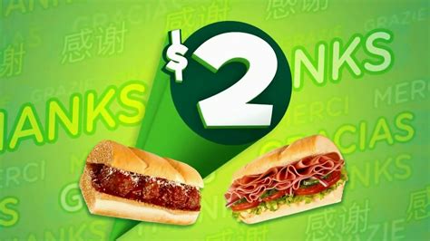 Subway $2 Subs TV Spot, 'Customer Appreciation' Feat. Brian Baumgartner created for Subway