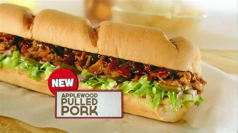 Subway Applewood Pulled Pork TV Spot, 'First'