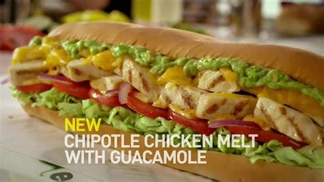 Subway Chipotle Chicken Melt With Guacamole TV Spot, 'Guac Your Socks Off' featuring Libe Barer