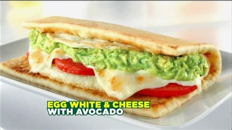 Subway Egg White & Cheese With Avocado tv commercials