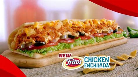 Subway Fritos Chicken Enchildada Melt Super Bowl 2014 TV Spot