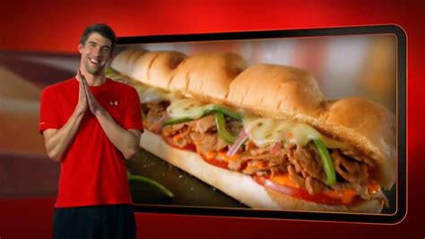 Subway Sriracha Chicken Melt TV Commercial Feat. Michael Phelps, Pele created for Subway