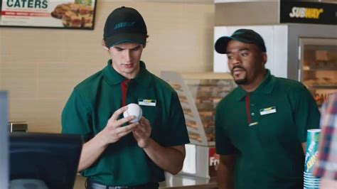 Subway TV Spot, 'Carrier Baseball' Featuring Mike Trout featuring Larry Bates
