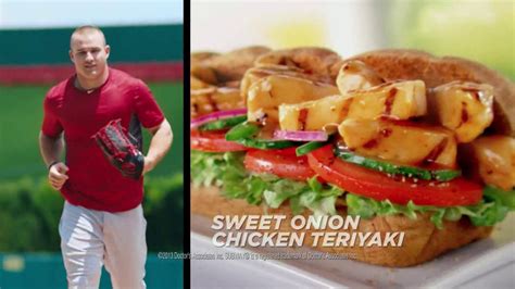 Subway TV Spot, 'Fly Ball' Featuring Mike Trout featuring Monty Geer