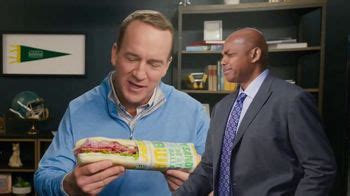 Subway Ultimate B.M.T. TV Spot, 'Next Level' Featuring Charles Barkley, Peyton Manning featuring Peyton Manning