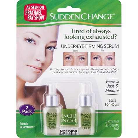 Sudden Change Under-Eye Firming Serum tv commercials