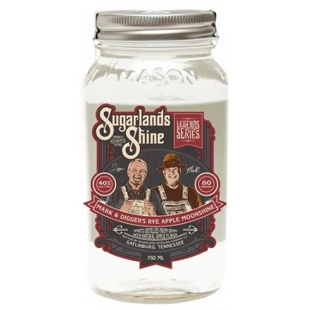 Sugarlands Distilling Company Mark & Digger's Rye Apple Moonshine